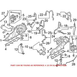 Audi Engine Coolant Hose - Passenger Side 079145910H